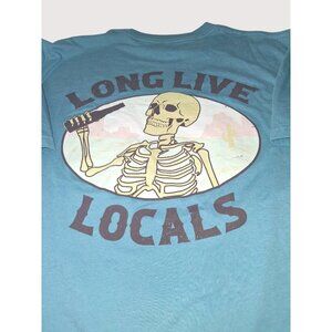 Local Girl Outfitters Blue Graphic Tee M